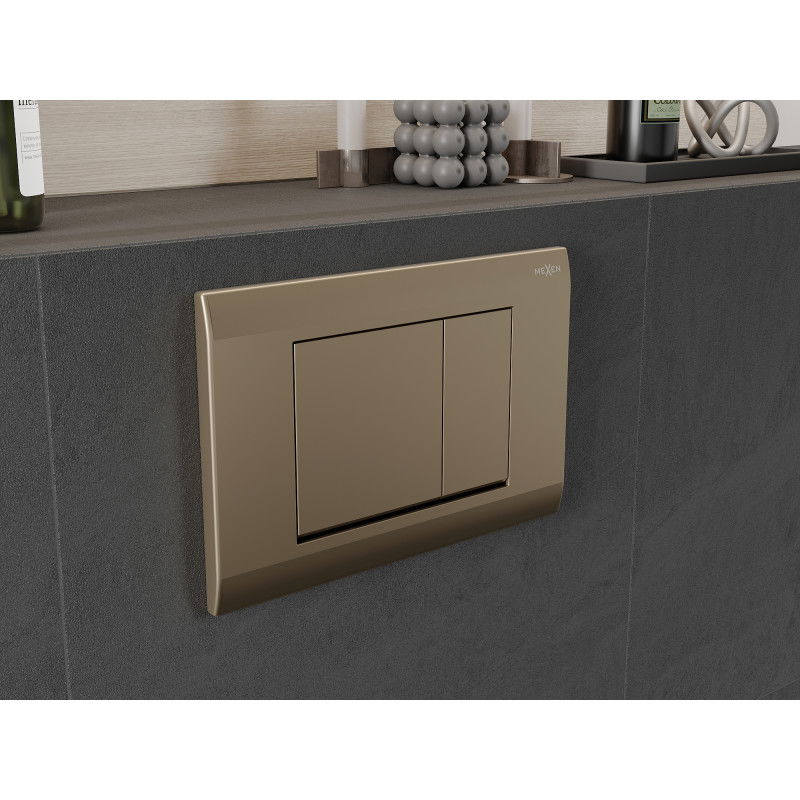 Mexen Fenix 01 бутон за промиване, златен шампанско - 600104
