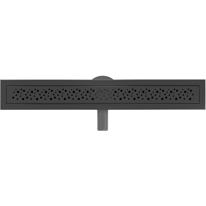 Mexen Flat 360° M12 линейен въртящ се сифон 50 см, черен - 1721050-40