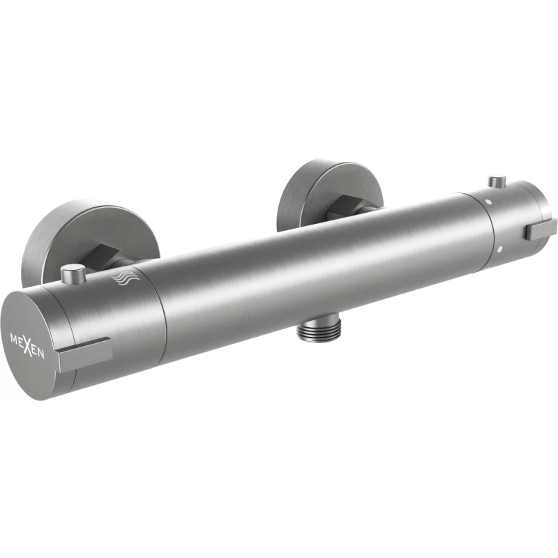 Mexen Kai термостатичен душ батерия, матирано сиво - 77100-66