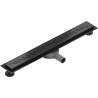 Mexen Flat 360° M18 въртящ се линеен отвод 60 cm, черен - 1723060-40