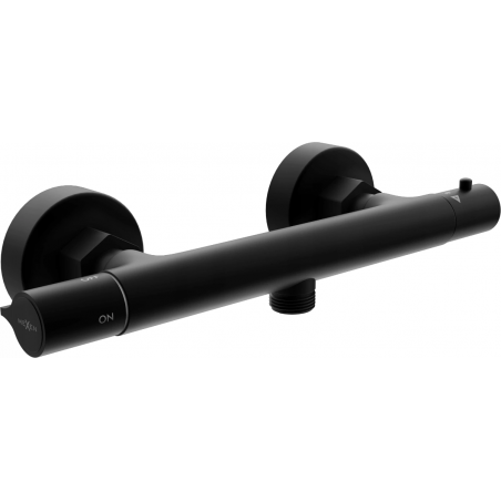 Mexen Slim термостатен душ батерия, черна - 77105-70