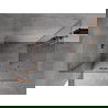 Mexen Mist-H L Duo душ кабина с врати 110 x 100 см, прозрачна, четкана мед - 8A5L-110L-100P-65-00