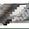 Mexen Mist-H L Duo душ кабина отваряема 90 x 120 см, прозрачна, матирана мед - 8A5L-090L-120P-65-00