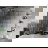 Mexen Mist-H L Duo сгъваем душ кабина 80 x 80 см, прозрачна, златна - 8A5L-080L-080P-50-00