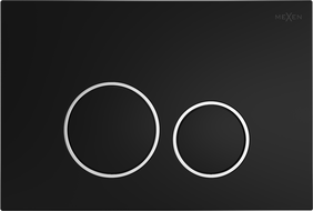 Mexen Fenix 05  бутон за промиване, черен мат - 600503