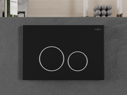 Mexen Fenix 05  бутон за промиване, черен мат - 600503