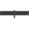 Mexen Flat 360° M08 въртящ се линеен отвод 60 cm, черен - 1725060-40
