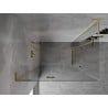 Mexen Mist-H L Duo душ кабина със завъртаща се врата 100 x 70 см, прозрачна, златна - 8A5L-100L-070P-50-00