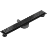 Mexen Flat 360° M08 въртящ се линеен отвод 60 cm, черен - 1725060-40