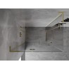 Mexen Mist-H L Duo душ кабина с лява врата 120 x 70 см, прозрачна, златна