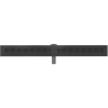 Mexen Flat 360° M08 въртящ се черен линеен отвод 90 см - 1725090-40