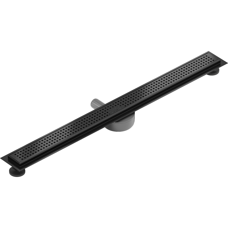 Mexen Flat 360° M08 въртящ се линеен сифон 90 см, черен - 1725090-40