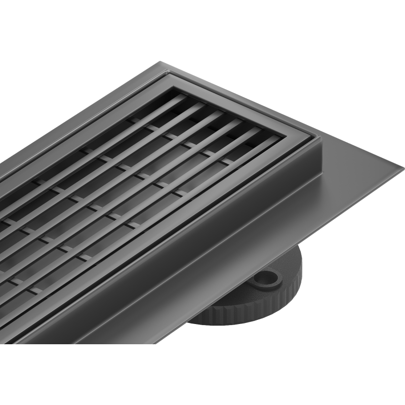 Mexen Flat 360° M33 въртящ се линеен сифон 50 см, черен - 1733050-40