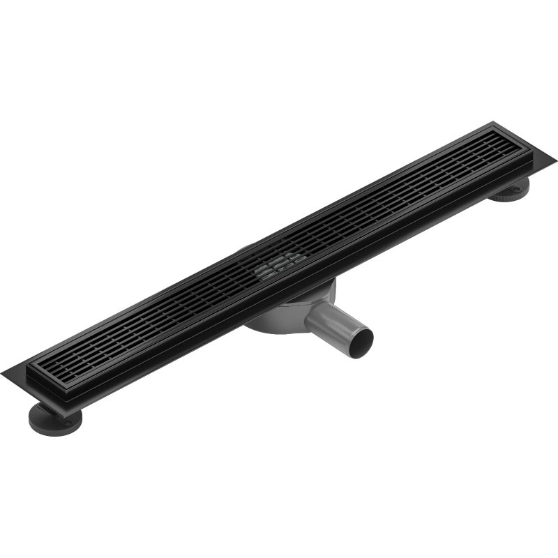 Mexen Flat 360° M33 линеен въртящ се сифон 70 см, черен - 1733070-40