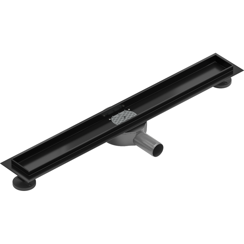 Mexen Flat 360° корпус за въртящ се линеен водоотвод 70 см, черен - 1740070