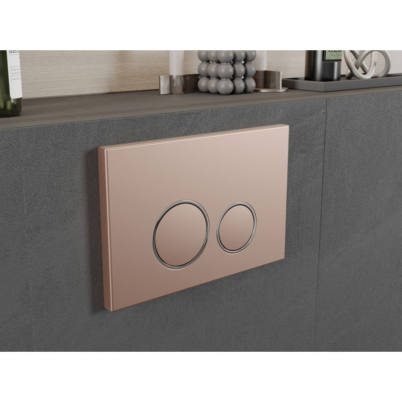 Mexen Fenix 05  бутон за промиване, розово злато - 600505