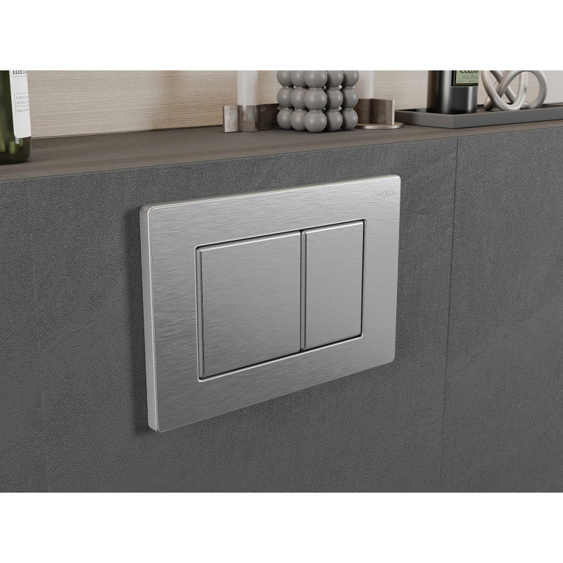 Mexen Fenix 03 бутон за промиване, инокс - 600312