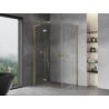 Mexen Mist-H L Duo душ кабина отваряща се 105 x 100 см, прозрачна, златна - 8A5L-105L-100P-50-00