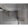 Душ кабина Mexen Mist-H L Duo, отваряща се, 80 x 115 см, прозрачна, златна - 8A5L-080L-115P-50-00