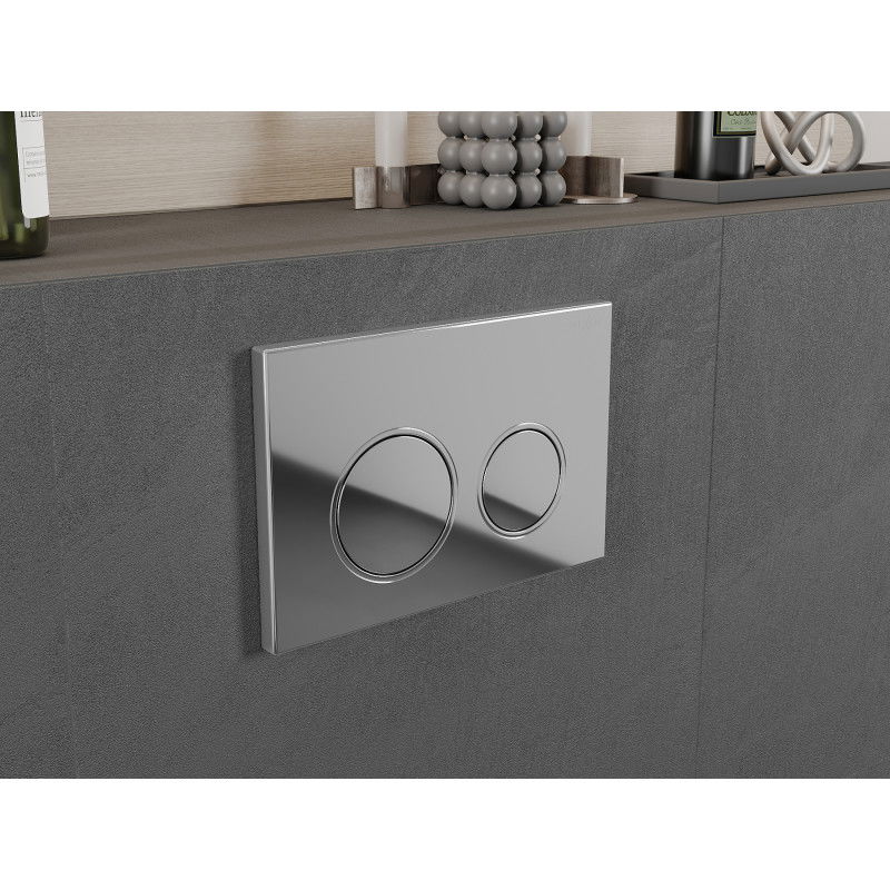 Mexen Fenix 07 XS бутон за измиване, лъскав хром - 600701