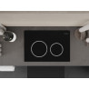 Mexen Fenix 07 XS бутон за промиване, черно матово - 600703