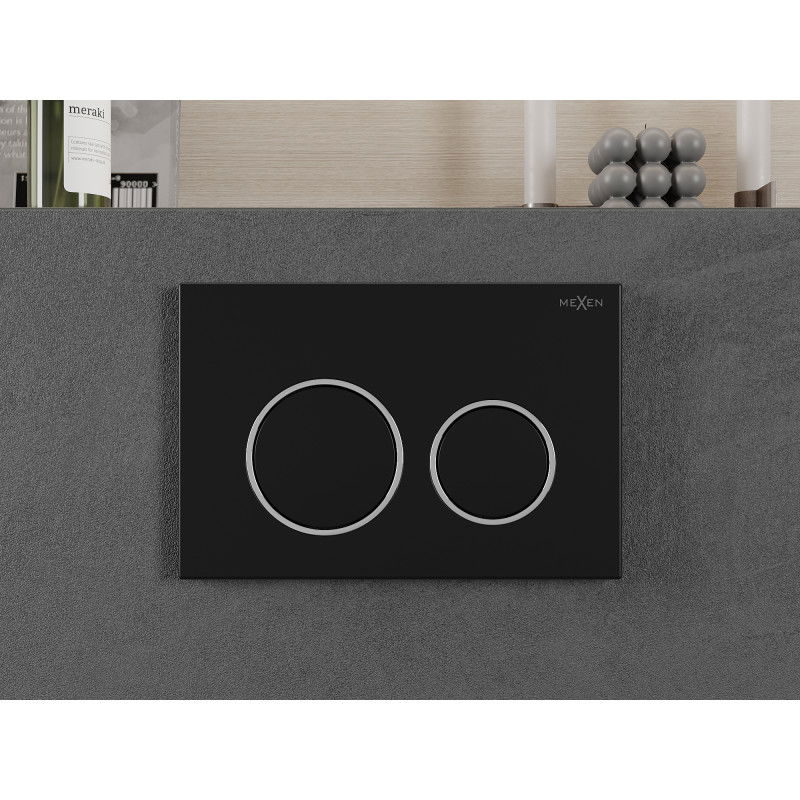 Mexen Fenix 07 XS бутони за промиване, черен мат - 600703