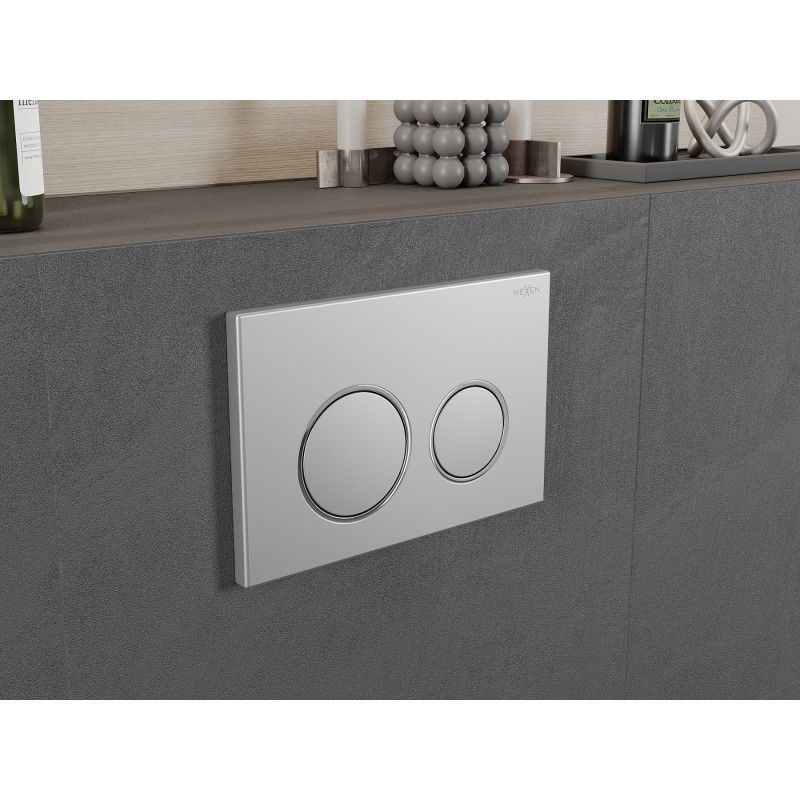 Mexen Fenix 07 XS бутон за промиване, матов хром - 600702