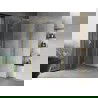 Mexen Mist-H L Duo душ кабина отваряема 85 x 85 см, прозрачна, златиста матова - 8A5L-085L-085P-55-00