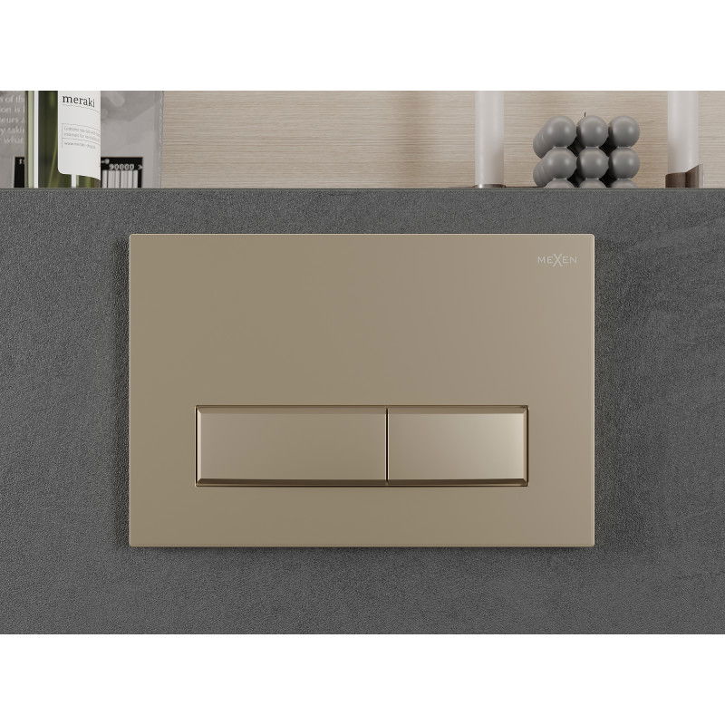 Mexen Fenix 09 бутон за промиване, златно шампанско - 600904