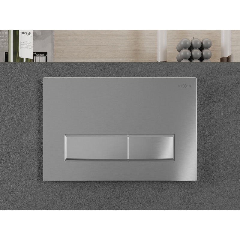 Mexen Fenix 09 бутон за промиване, хром - 600991