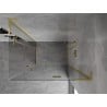 Mexen Mist-H L Duo душ кабина с отварящи се врати 80 x 105 см, прозрачна, злато матово - 8A5L-080L-105P-55-00