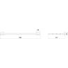 Mexen Arno рафт за кърпи, бял - 7020720-20