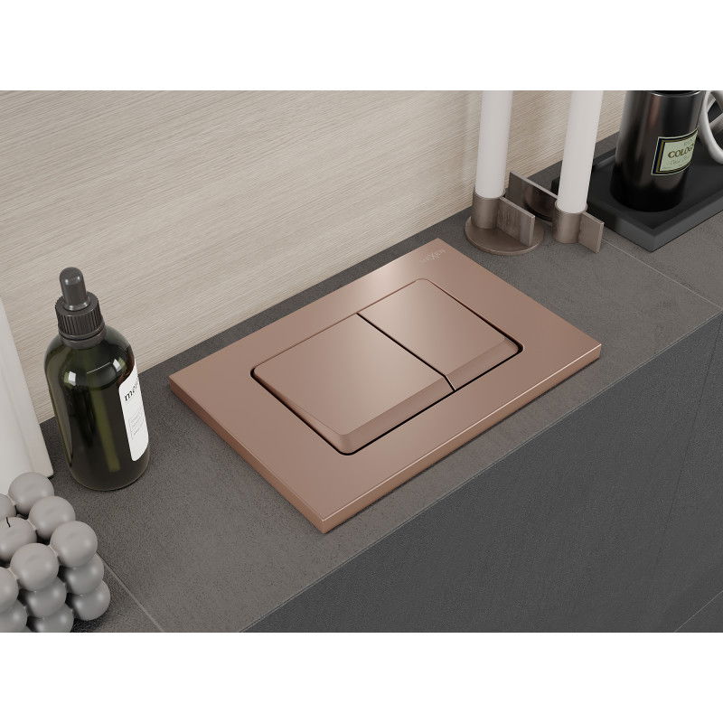 Mexen Fenix 10 XS бутон за промиване, розово злато - 601005