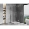 Mexen Mist H T кабина за душ плъзгаща се вдясно 90 x 90 см, прозрачна, хром - 8A5T-090-090-01-00-P