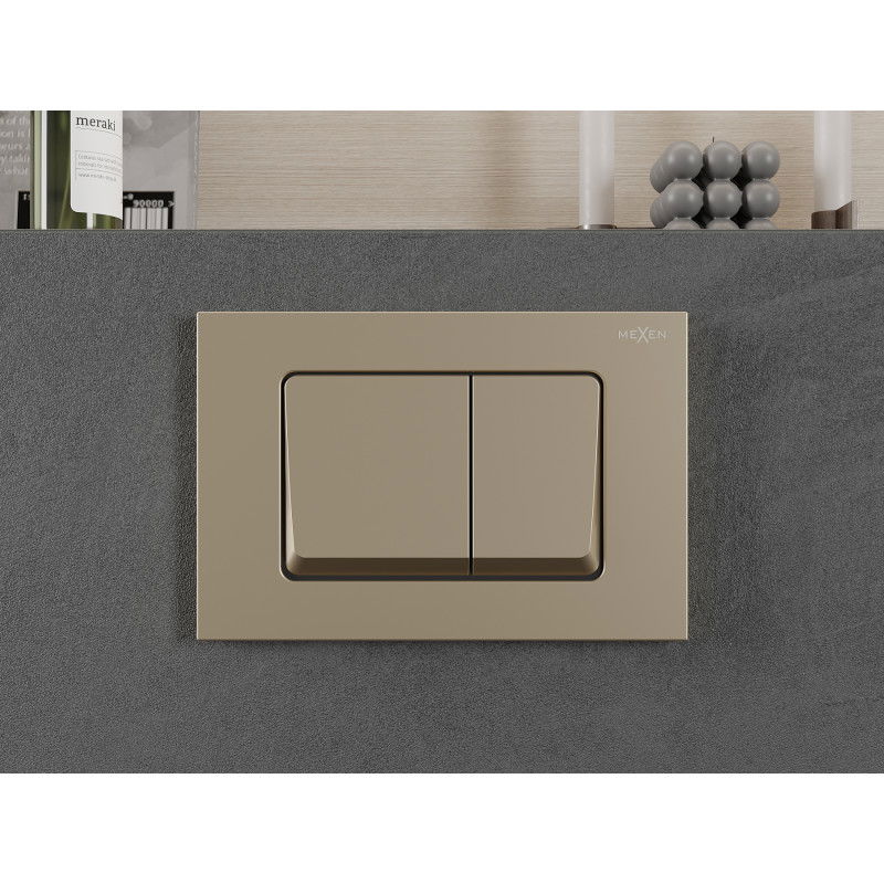 Mexen Fenix 10 XS бутон за промиване, златен шампанско - 601004