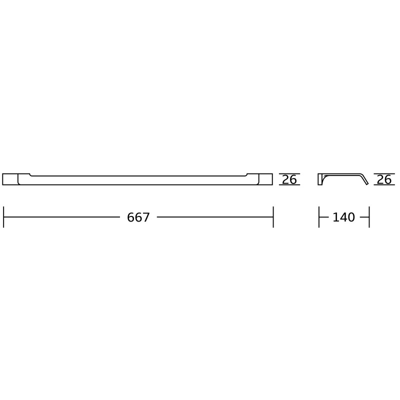 Mexen Rino двоен закачалка за кърпи, хром - 7027025-00