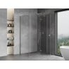 Mexen Mist H T кабина за душ отваряща се дясна 95 x 110 см, прозрачно, хром - 8A5T-095-110-01-00-P