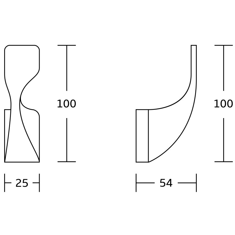 Mexen Rino кука за кърпа, хром - 7027035-00