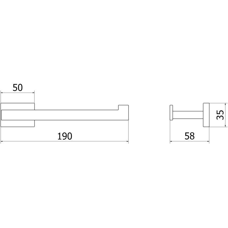 Mexen Arno държач за тоалетна хартия, златен матиран - 70207333-55