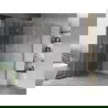 Mexen Mist H T лява сгъваема душ кабина 90 x 75 см, прозрачна, хром - 8A5T-090-075-01-00-L