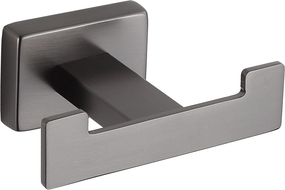 Mexen Arno двойна кука за кърпа, четкано оръжейно сиво - 7020735-66