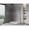Mexen Mist H T душ кабина с отваряща се врата лява 90 x 80 см, прозрачна, хром - 8A5T-090-080-01-00-L