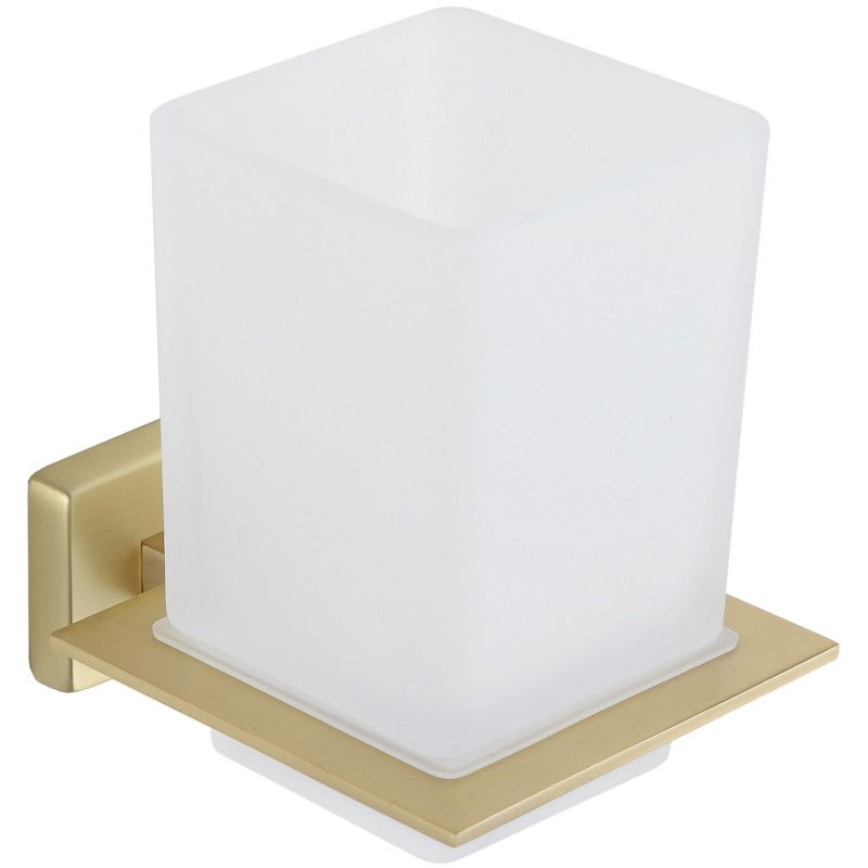 Mexen Arno чаша за четки за зъби, златно матирана - 7020738-55