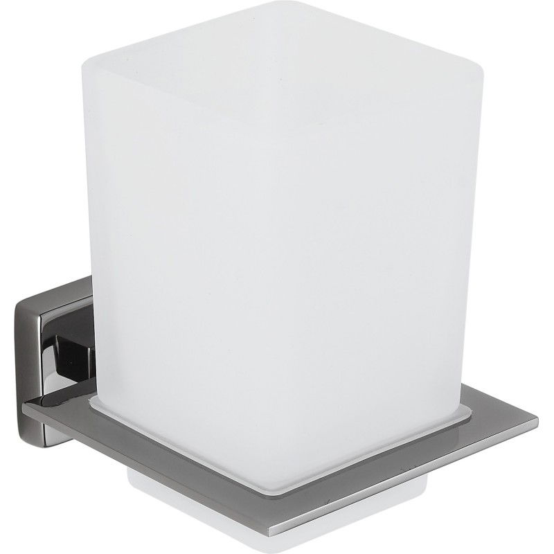 Mexen Arno поставка за четки за зъби, черен хром - 7020738-73