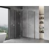Mexen Mist H T ляв отварящ се душ кабина 120 x 90 см, прозрачни, хром - 8A5T-120-090-01-00-L