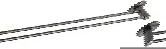 Mexen Remo двоен държач за кърпи, четкано gun gray - 7050725-66
