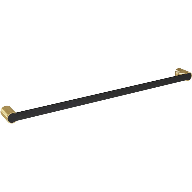 Mexen Base закачалка за хавлия, черна/златна - 7088224-57