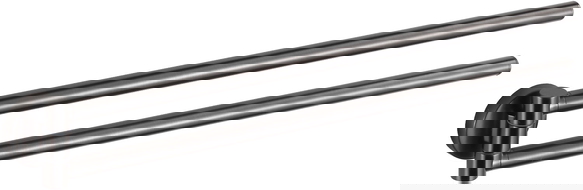 Mexen Remo двойна въртяща се закачалка за хавлии, четкано пистолетно сиво - 70507255-66