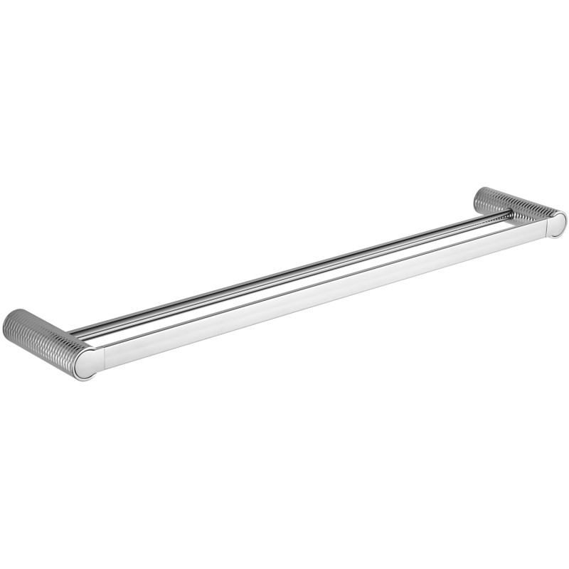 Mexen Base двойна закачалка за кърпи, хром - 7088225-00