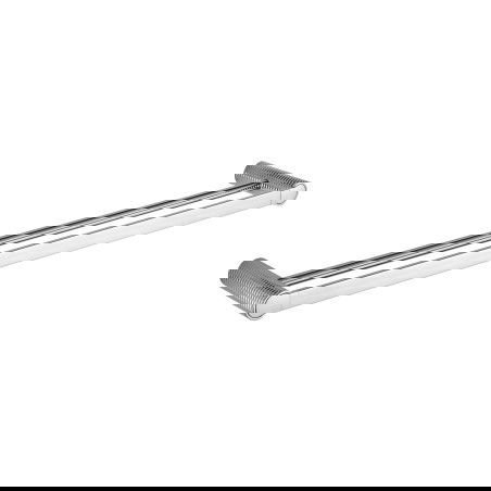 Mexen Base двойна закачалка за кърпи, хром - 7088225-00